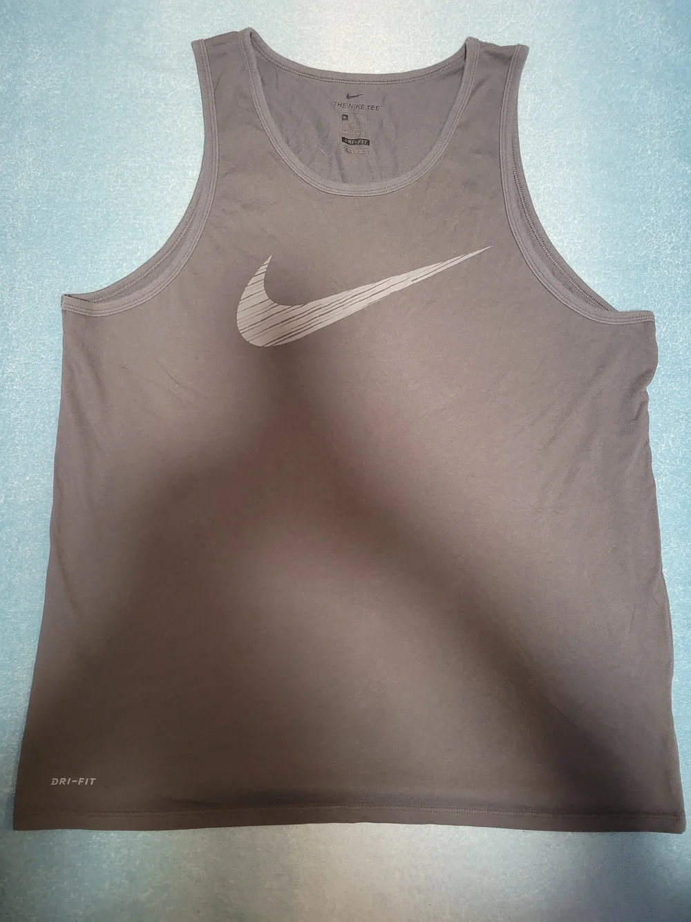 Nike Men’s Dri-FIT Tank Top — Gray